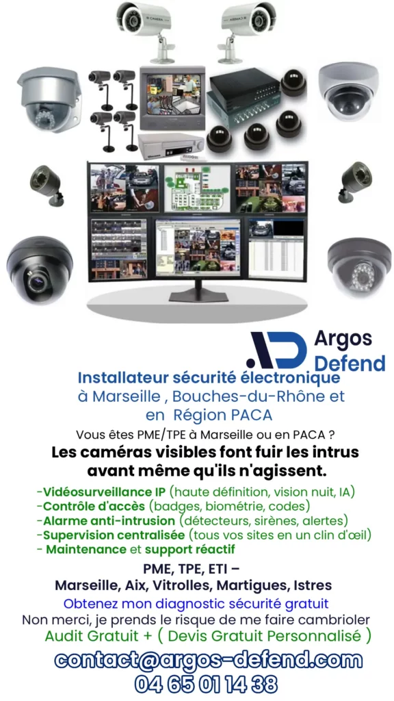Société de sécurité électronique à Marseille